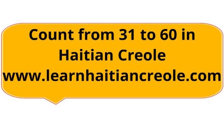 learn to count in haitian creole
