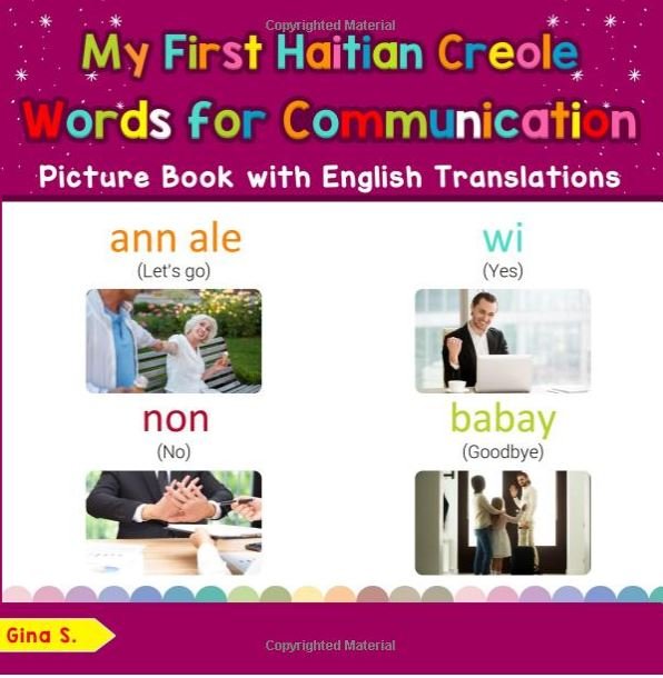 Bilingual Early Learning & Easy Teaching Haitian Creole Books for Kids