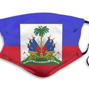 haitian flag mask