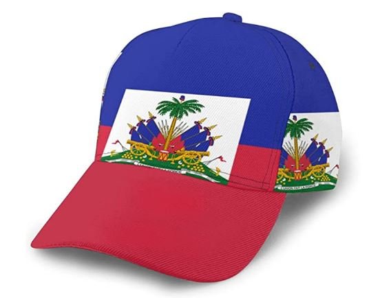 haitian flag baseball cap